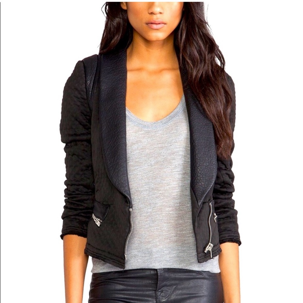 IRO Leather Ashby Jacket Size 40